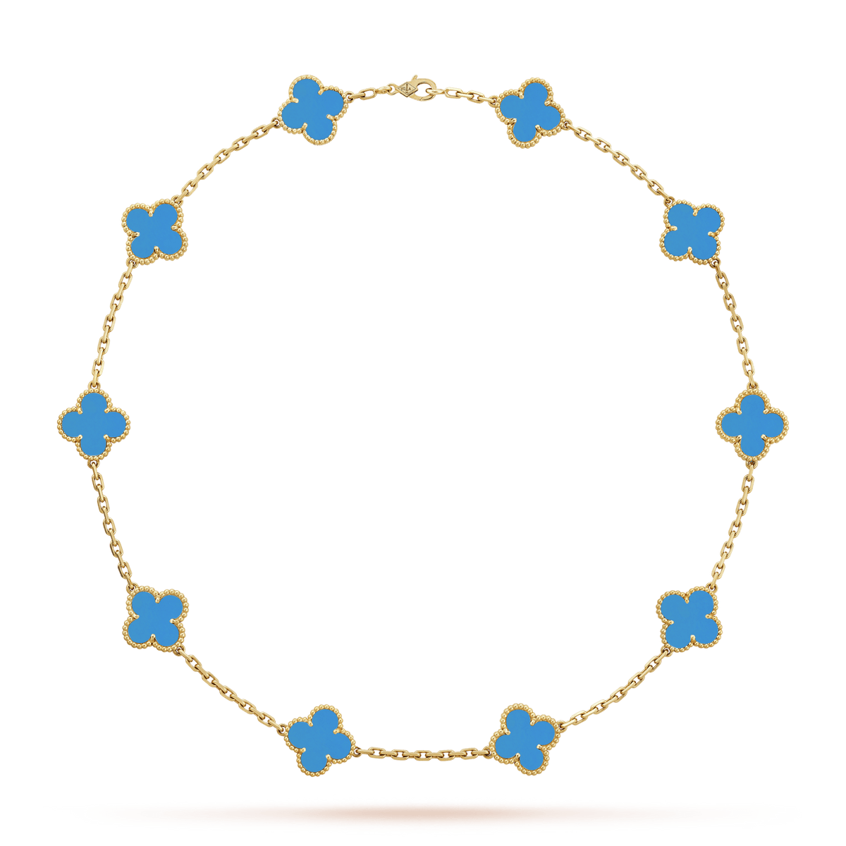Collar Alhambra 10/20 motif Blue