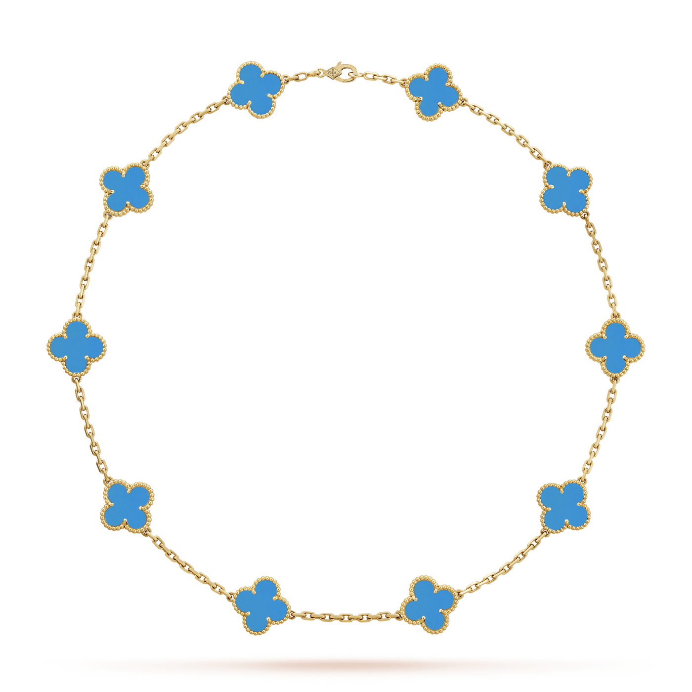 Collar Alhambra 10/20 motif Blue