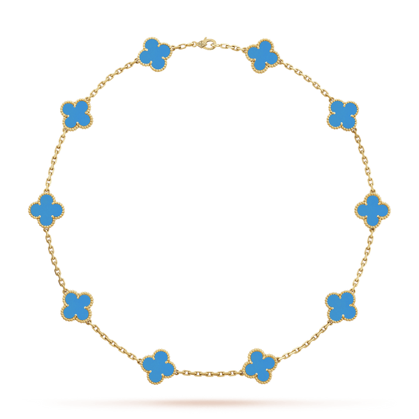 Collar Alhambra 10/20 motif Blue
