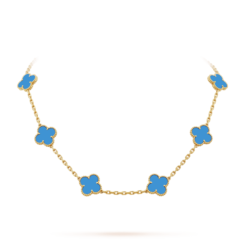 Collar Alhambra 10/20 motif Blue