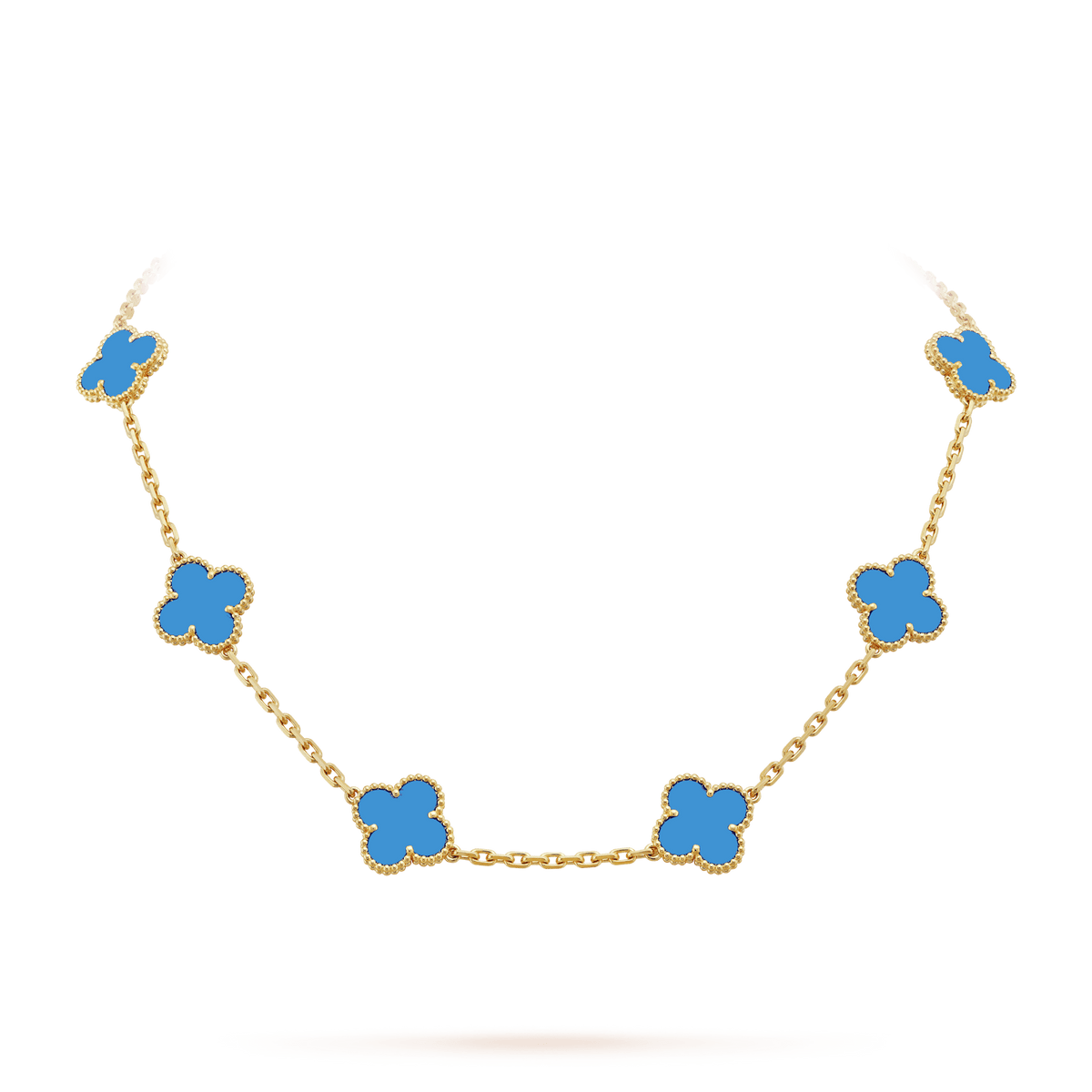 Collar Alhambra 10/20 motif Blue