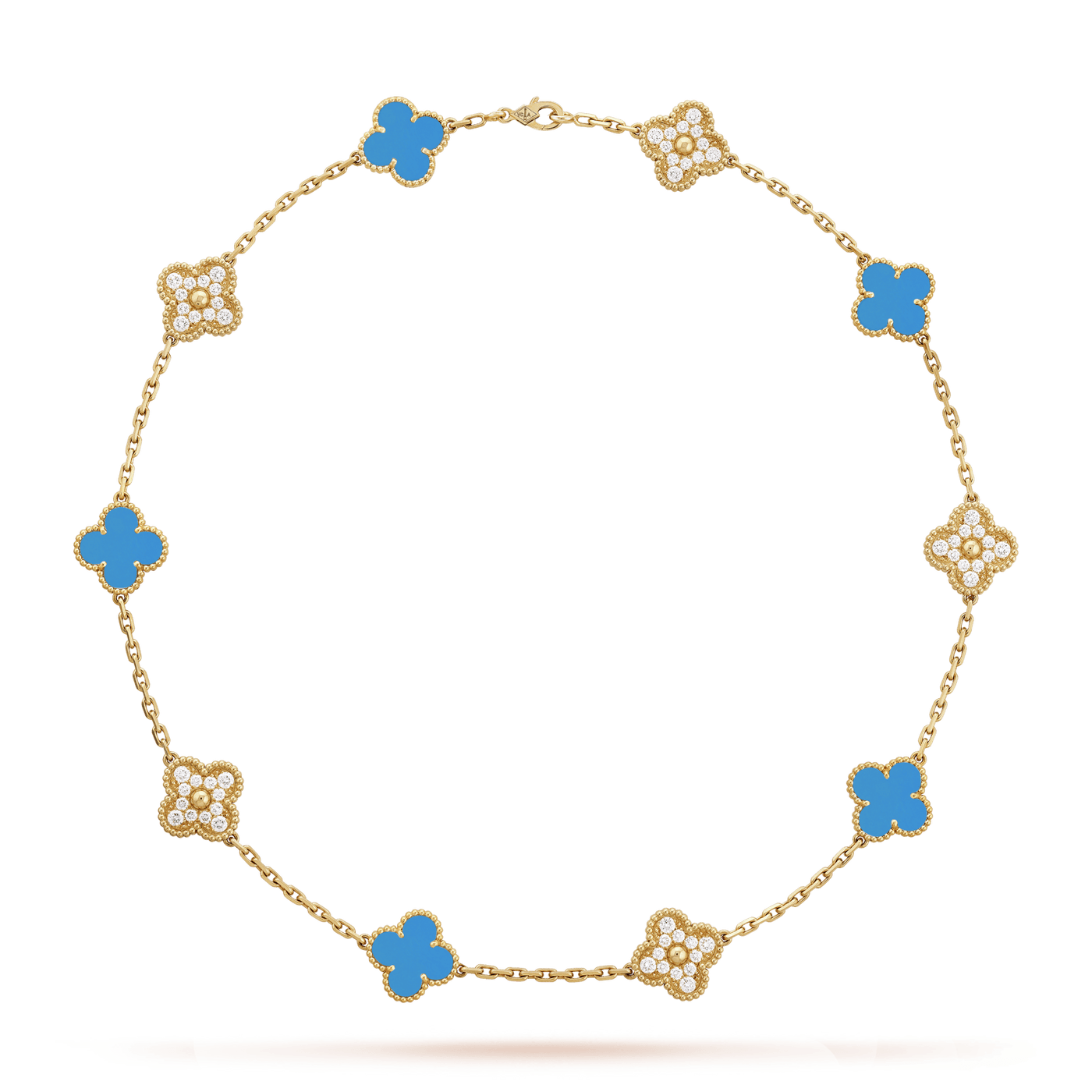 Collar Alhambra 10/20 motif Blue