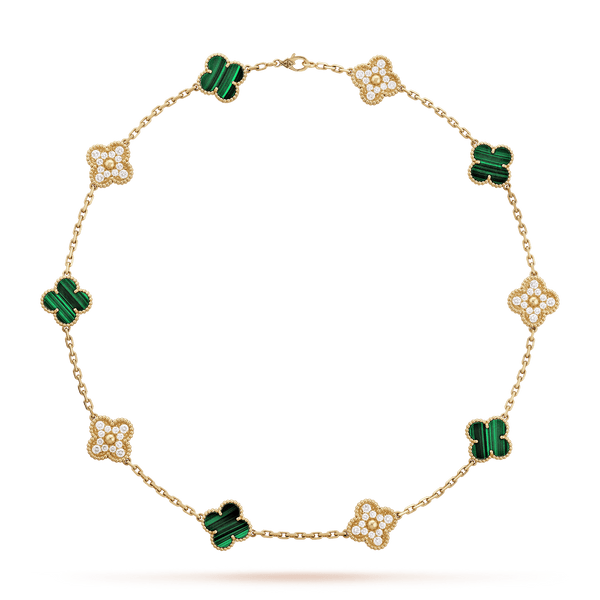 Collar Alhambra 10/20 motif Green