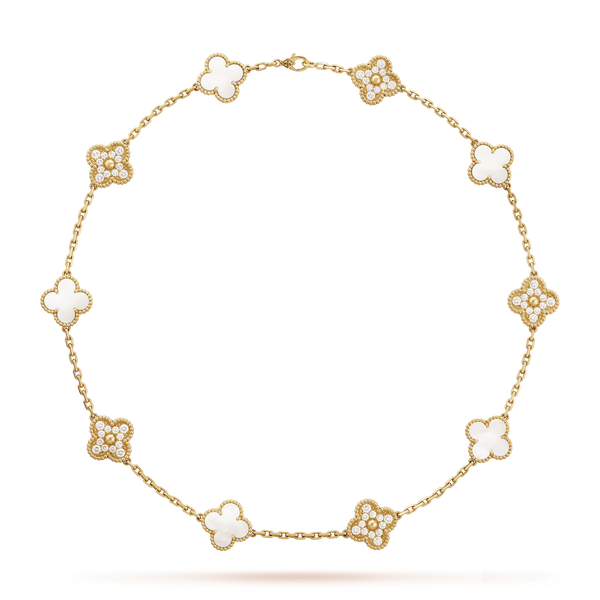 Collar Alhambra 10/20 motif Pearl