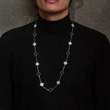 Collar Alhambra 10/20 motif Black