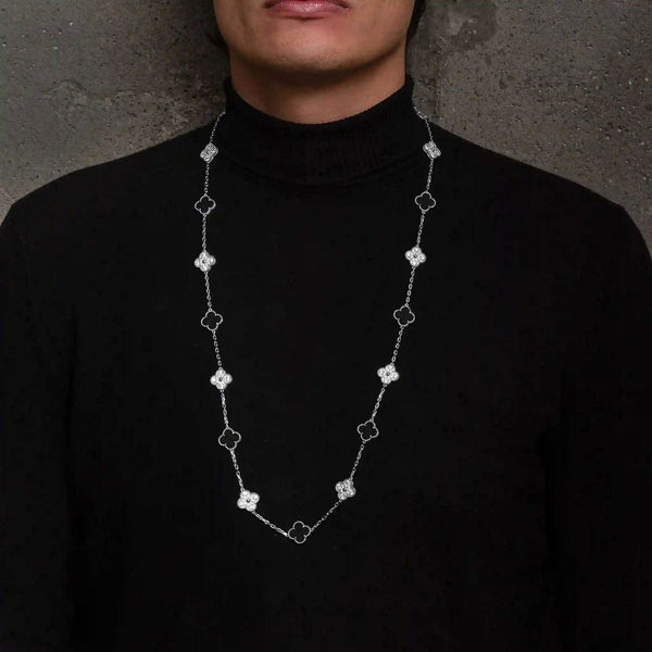 Collar Alhambra 10/20 motif Black