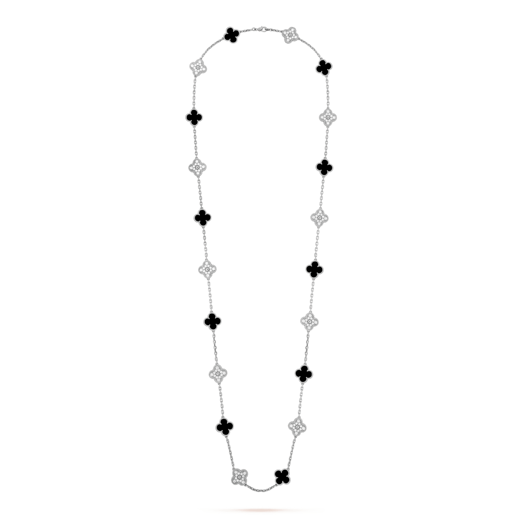 Collar Alhambra 10/20 motif Black