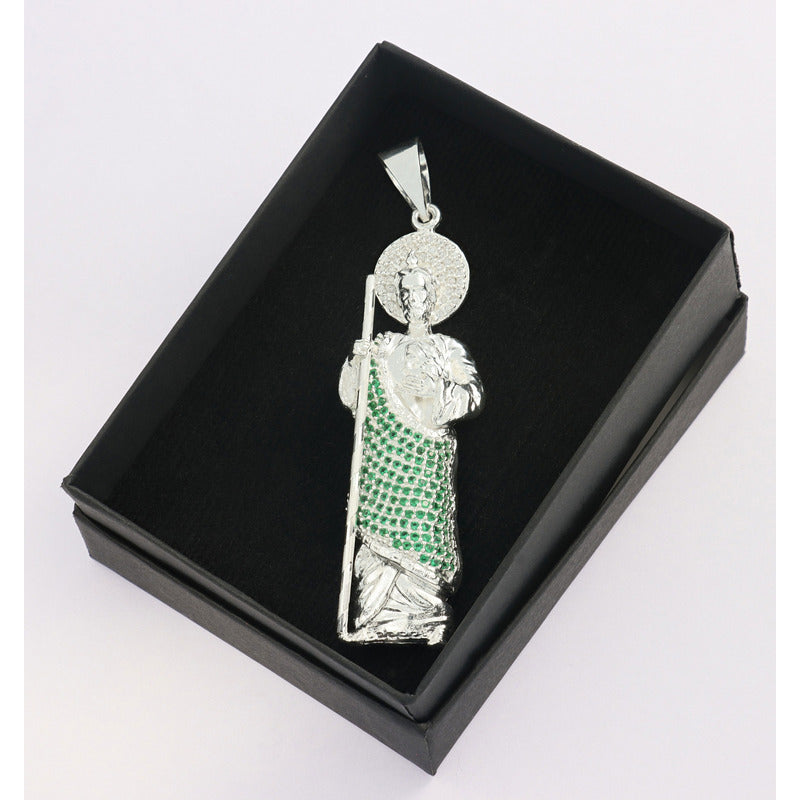Dije De Santa Muerte De Plata 925 6.2cm