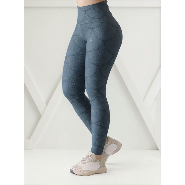 Legging Deportivo Lycra Colombiana Gala Sport Elite Lazurd