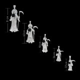 Dije De Santa Muerte De Plata 925 6.2cm
