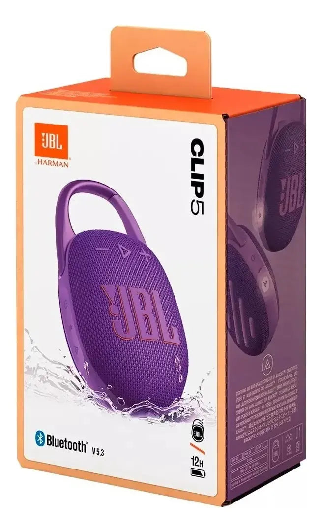 Parlante Jbl Audio Clip 5 Clip 5 Portátil Con Bluetooth Wate