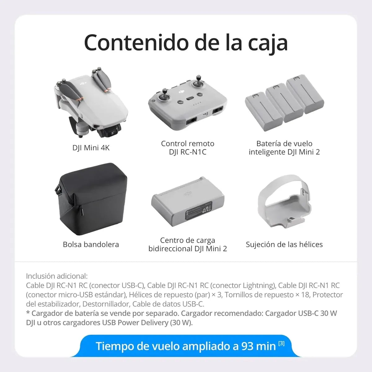 Dji Dron Mini 4k Combo Vuela Más, 249g, (reacondicionado)