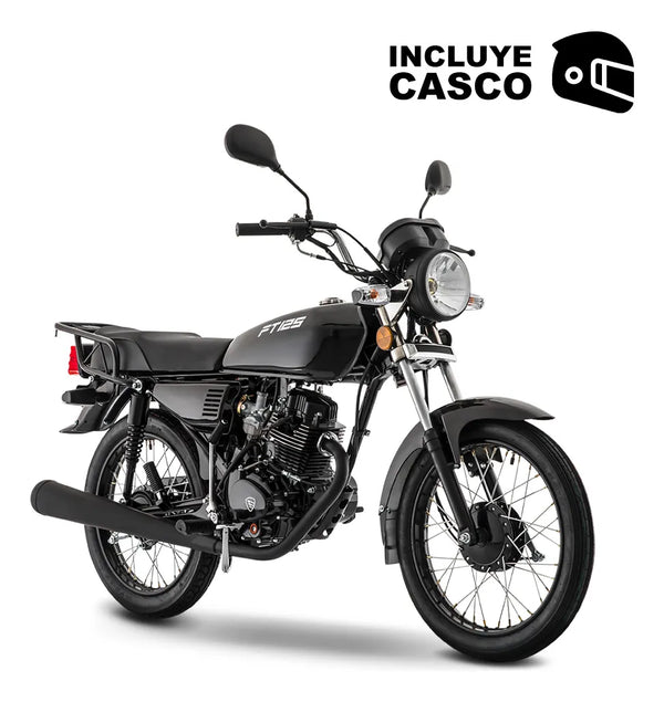 Motocicleta De Trabajo Italika Ft125 Negra