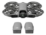 DJI Neo 2 Vuela Más combo solo dron, dron con cámara 4K, despegue y aterrizaje en la palma, control gestual, ActiveTrack, detección de obstáculos omnidireccional, dron para principiantes, 3 baterías