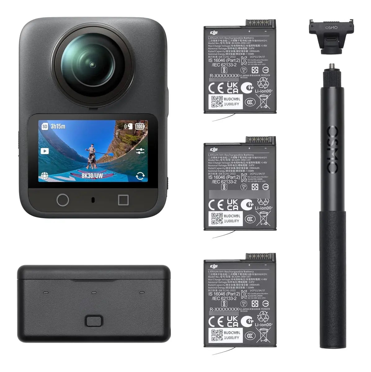 Dji Osmo 360 Combo Aventura, 8k 3 Baterías (reacondicionado)