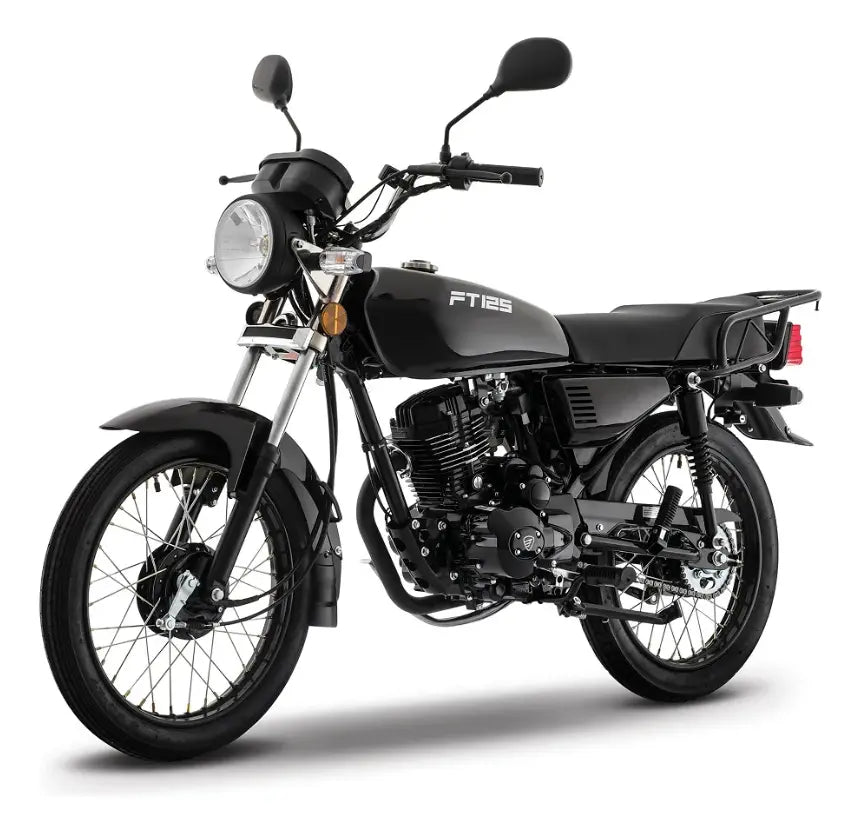 Motocicleta De Trabajo Italika Ft125 Negra