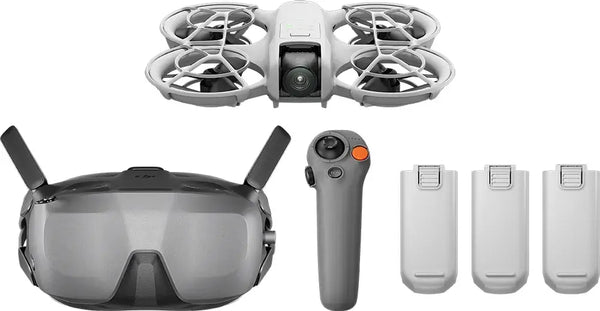 DJI Dron Neo Motion Combo Vuela Más con RC Motion 3, 4k Uhd, 135g, 3 Baterías, seguimiento de objetivos (Nuevo con caja abierta)