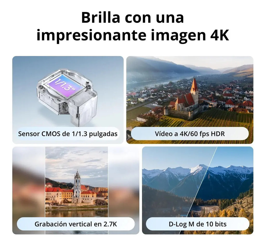 DJI Flip Drone (RC-N3) 4K UHD 31min Vuelo, <249g