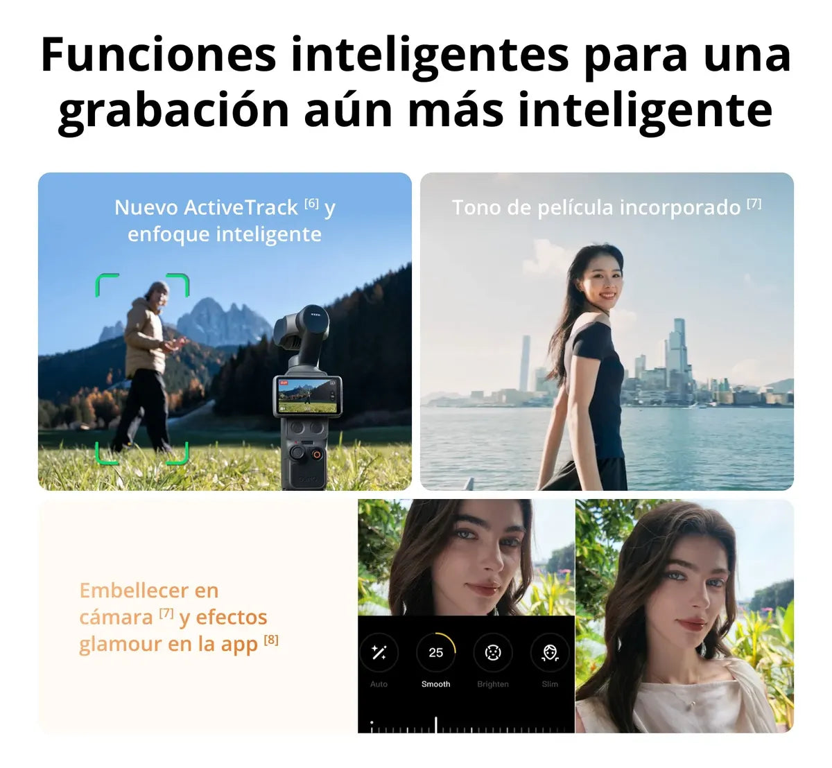 Dji Combo Creadores Osmo Pocket 4, Cámara Vlogs 4k, Cmos 1