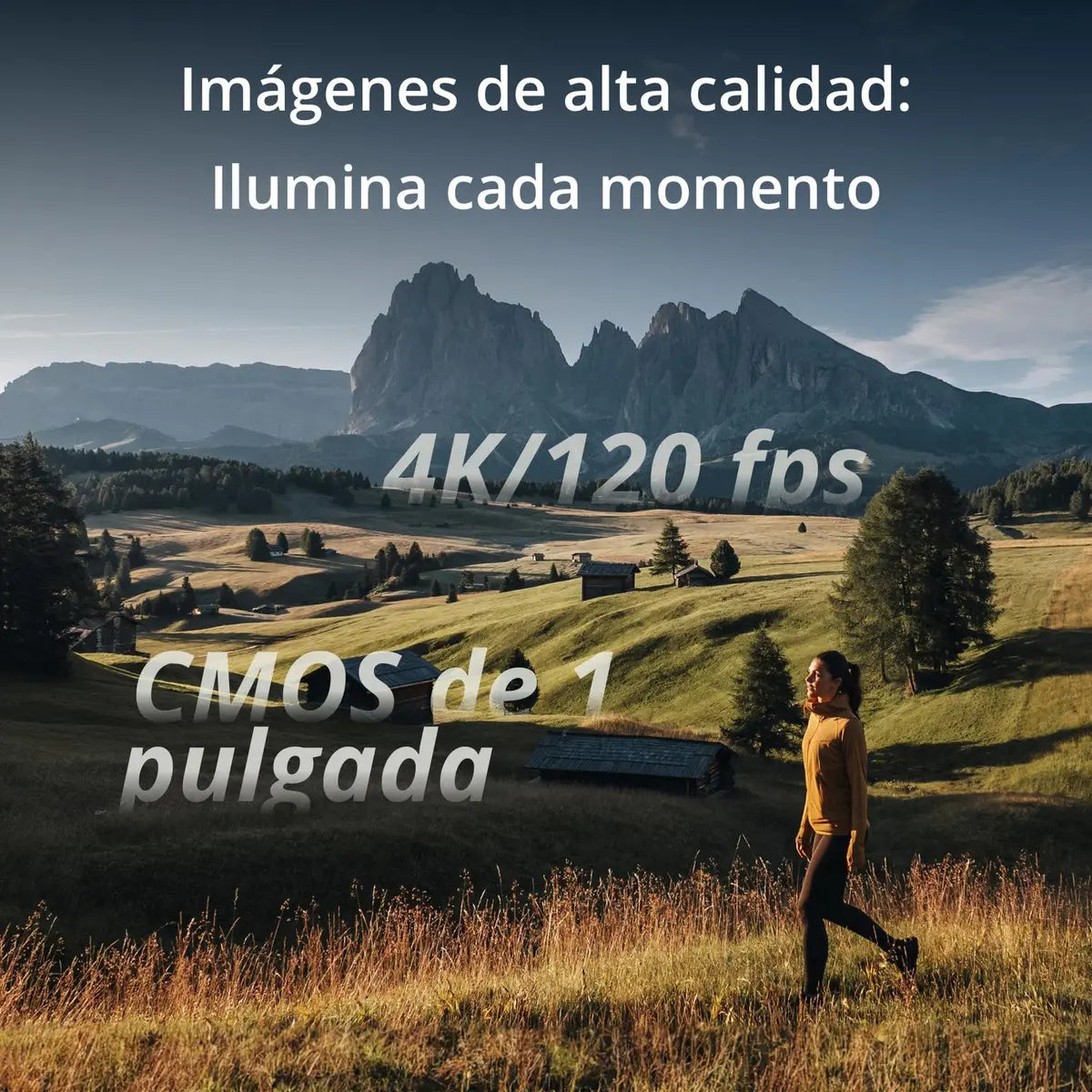 DJI Pack Creadores Osmo Pocket 3 Negra DJI Mic 2 Cámara para Vlogs 4K 120 fps CMOS 1
