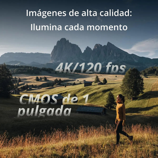 DJI Pack Creadores Osmo Pocket 3 Negra DJI Mic 2 Cámara para Vlogs 4K 120 fps CMOS 1