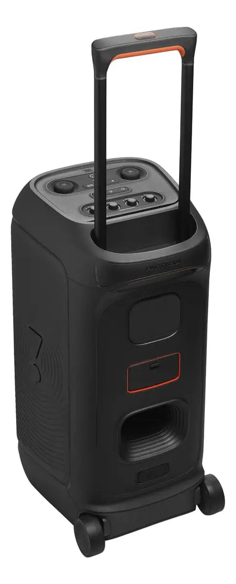 Bocina JBL PartyBox Stage 320 portátil Bluetooth waterproof negra