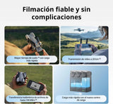 DJI Mini 5 Pro Combo Vuela Más Plus con DJI RC 2, dron con cámara, CMOS de 1 pulgada, Dron 4K, Detección de obstáculos, ActiveTrack 360°, Mayor duración de la batería