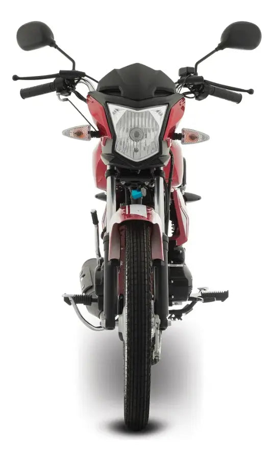 Motocicleta De Trabajo Italika Ft125 Ts Rojo Con Negro