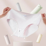 7 Packs Calzoncillos De Algodón De Talla Grande Para Mujer