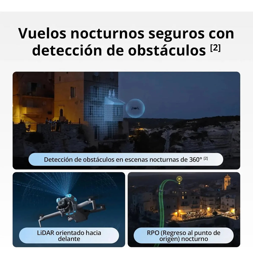 DJI Mini 5 Pro, Dron ultraligero y plegable con cámara, CMOS de 1 pulgada, Detección de obstáculos omnidireccional, ActiveTrack 360°, 225° rotación del estabilizador, Dron 4K para principiantes