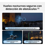 DJI Mini 5 Pro, Dron ultraligero y plegable con cámara, CMOS de 1 pulgada, Detección de obstáculos omnidireccional, ActiveTrack 360°, 225° rotación del estabilizador, Dron 4K para principiantes
