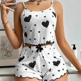 Pijama Dividido Sexy, Cómodo Y Elegante Para Mujer