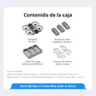 DJI Neo 2 Vuela Más combo solo dron, dron con cámara 4K, despegue y aterrizaje en la palma, control gestual, ActiveTrack, detección de obstáculos omnidireccional, dron para principiantes, 3 baterías