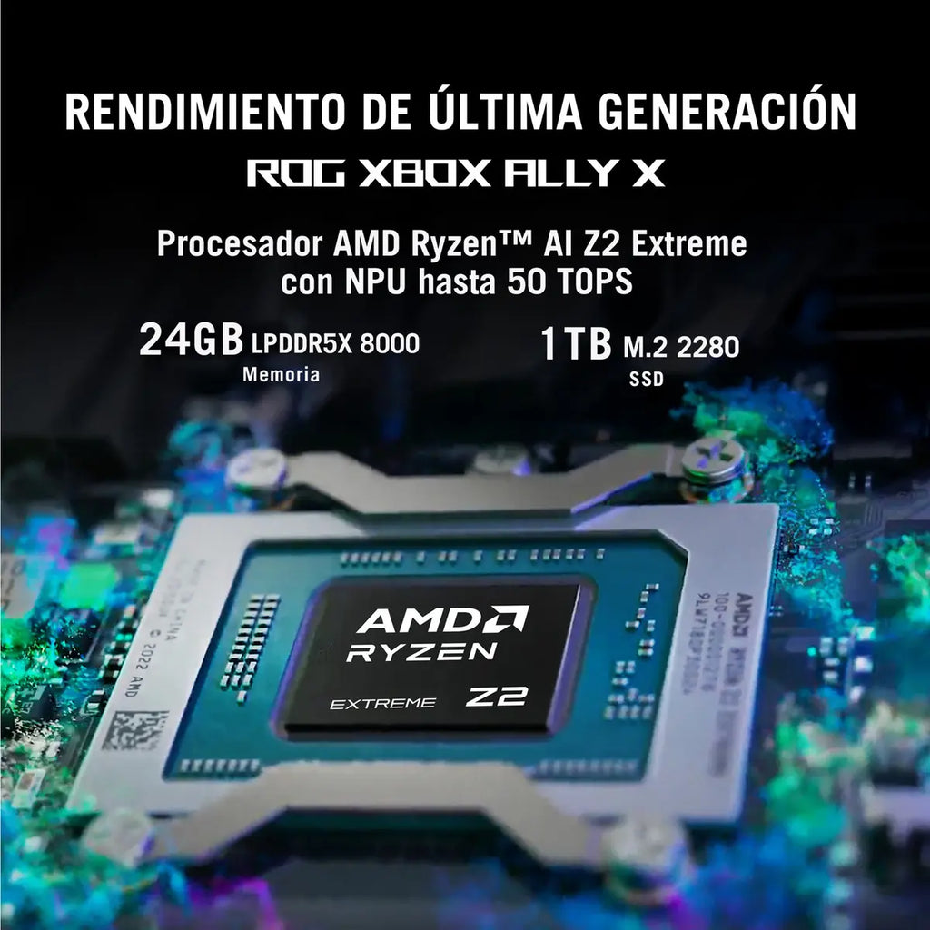 Consola Rog Xbox Ally Amd Ryzen Ai Z2 Extreme 24gb 1tbssd Negro
