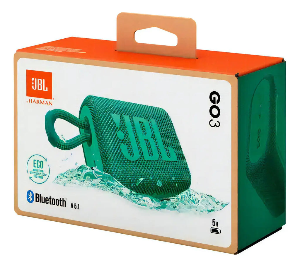 Jbl Go 3 Eco: Altavoz Portátil Con Bluetooth, Batería Incor