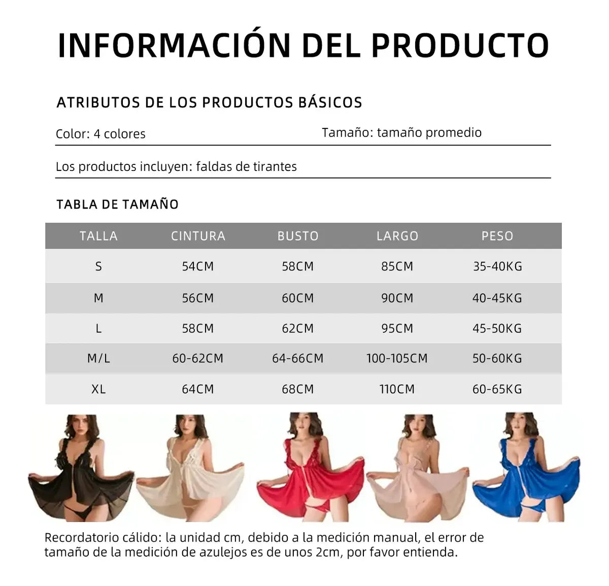 Conjunto Sensual De Encaje Pijama Y Ropa Interior Para Mujer