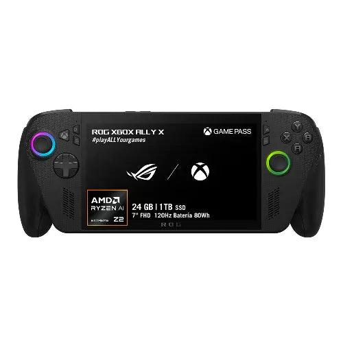 Consola Rog Xbox Ally Amd Ryzen Ai Z2 Extreme 24gb 1tbssd Negro