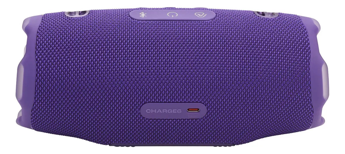 Bocina JBL Charge 6 JBLCHARGE6BLKAM portátil con bluetooth waterproof morado
