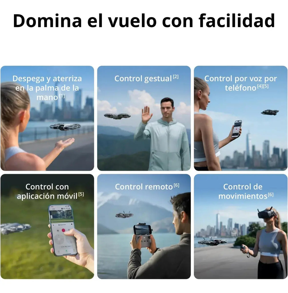 DJI Neo 2 Vuela Más combo solo dron, dron con cámara 4K, despegue y aterrizaje en la palma, control gestual, ActiveTrack, detección de obstáculos omnidireccional, dron para principiantes, 3 baterías