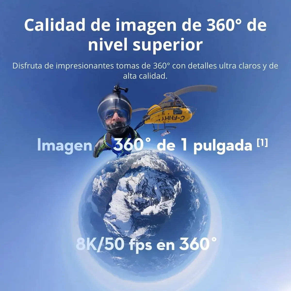 Dji Osmo 360 Combo Aventura, 8k 3 Baterías (reacondicionado)