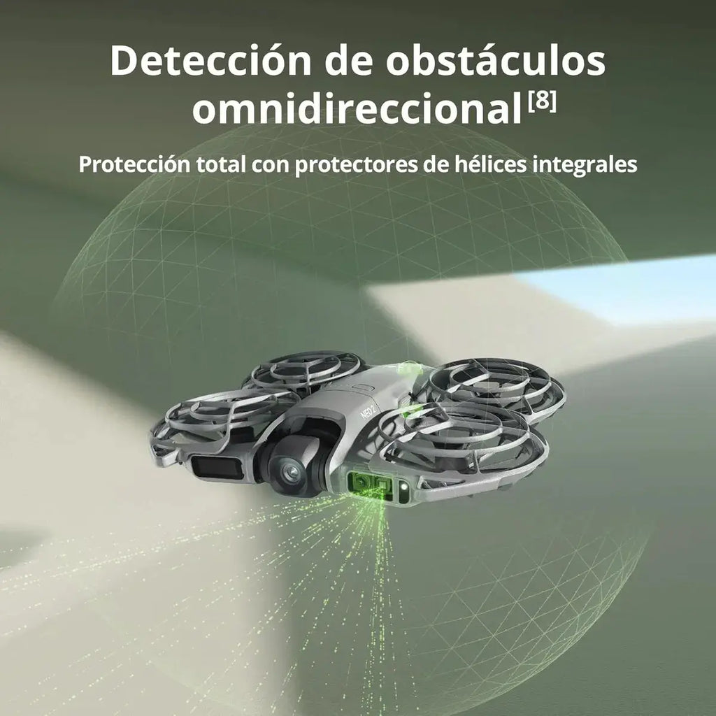 DJI Neo 2 Vuela Más combo solo dron, dron con cámara 4K, despegue y aterrizaje en la palma, control gestual, ActiveTrack, detección de obstáculos omnidireccional, dron para principiantes, 3 baterías