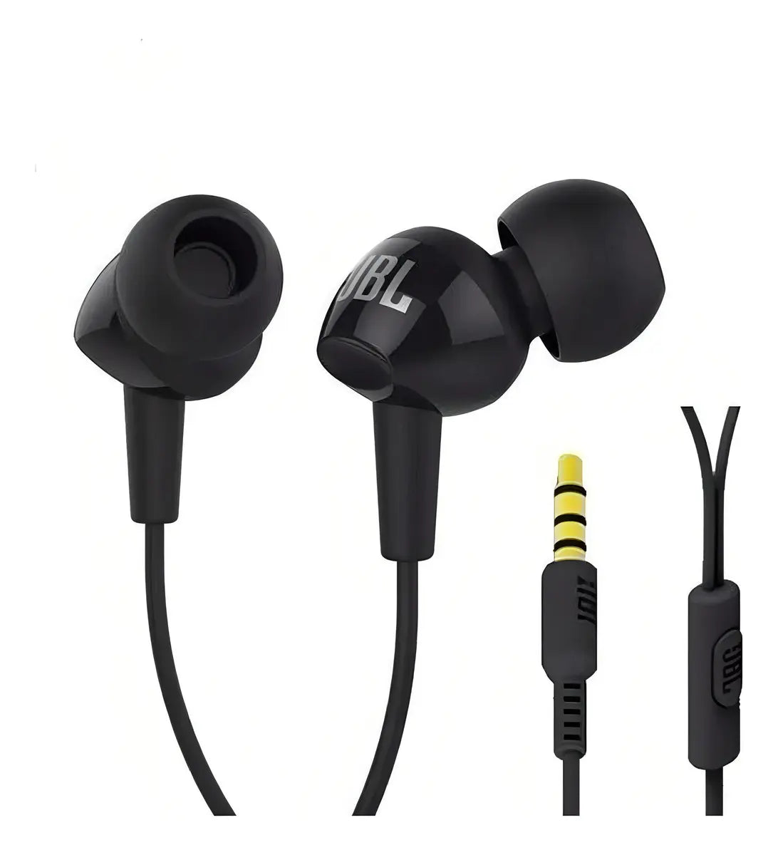 Audífonos JBL C100SI In-Ear Negros con Micrófono - Calidad de Sonido Premium y Diseño Compacto