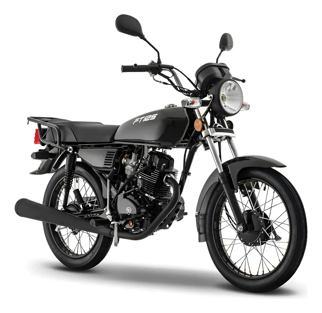 Motocicleta De Trabajo Italika Ft125 Negra