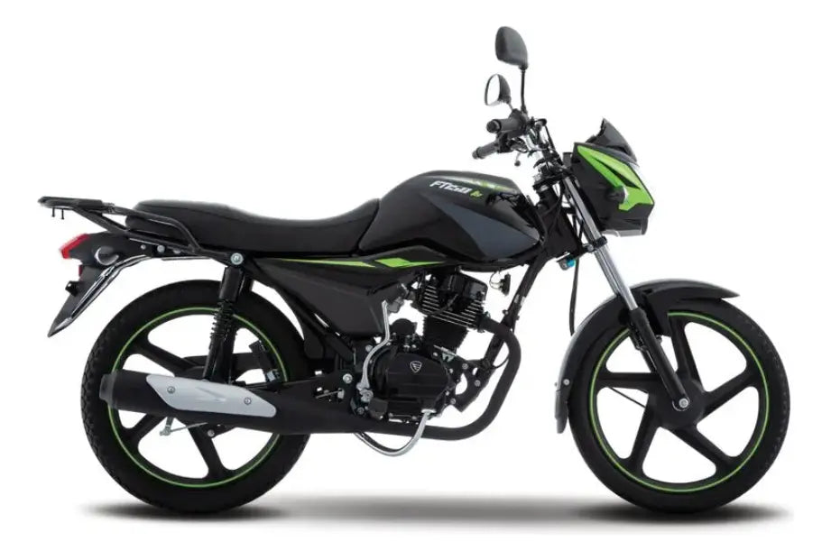 Motocicleta De Trabajo Italika Ft150 Ts Negro Con Verde