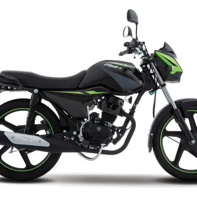 Motocicleta De Trabajo Italika Ft150 Ts Negro Con Verde