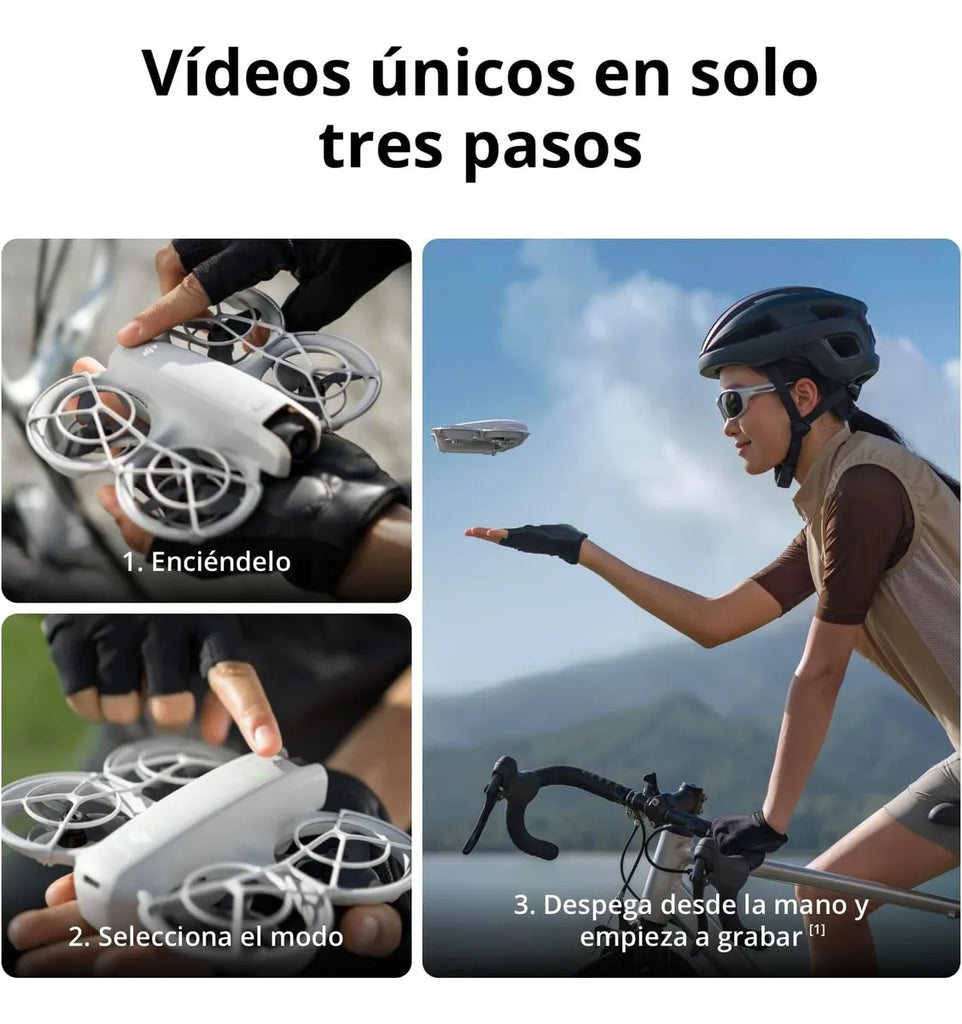 Dji Neo Cámara 4k Uhd Drone Mini 135g, Video Estabilizado (Reacondicionado)