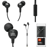 Audífonos JBL C100SI In-Ear Negros con Micrófono - Calidad de Sonido Premium y Diseño Compacto