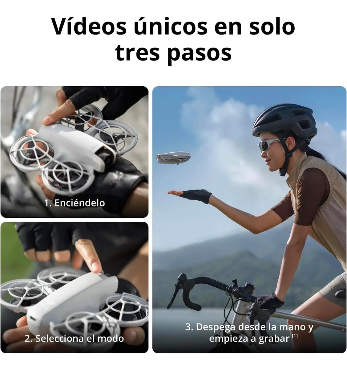 DJI Dron Neo Motion Combo Vuela Más con RC Motion 3, 4k Uhd, 135g, 3 Baterías, seguimiento de objetivos (Nuevo con caja abierta)