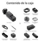 DJI Pack Creadores Osmo Pocket 3 Negra DJI Mic 2 Cámara para Vlogs 4K 120 fps CMOS 1