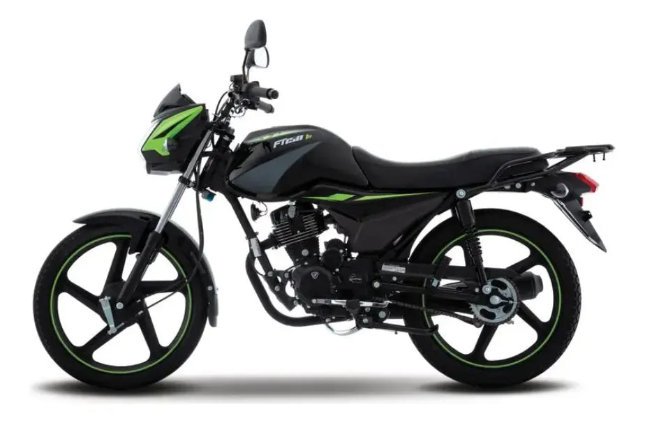 Motocicleta De Trabajo Italika Ft150 Ts Negro Con Verde